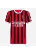 AC Milan Santiago Gimenez #7 Fotballdrakt Hjemme Klær Dame 2025-26 Korte ermer